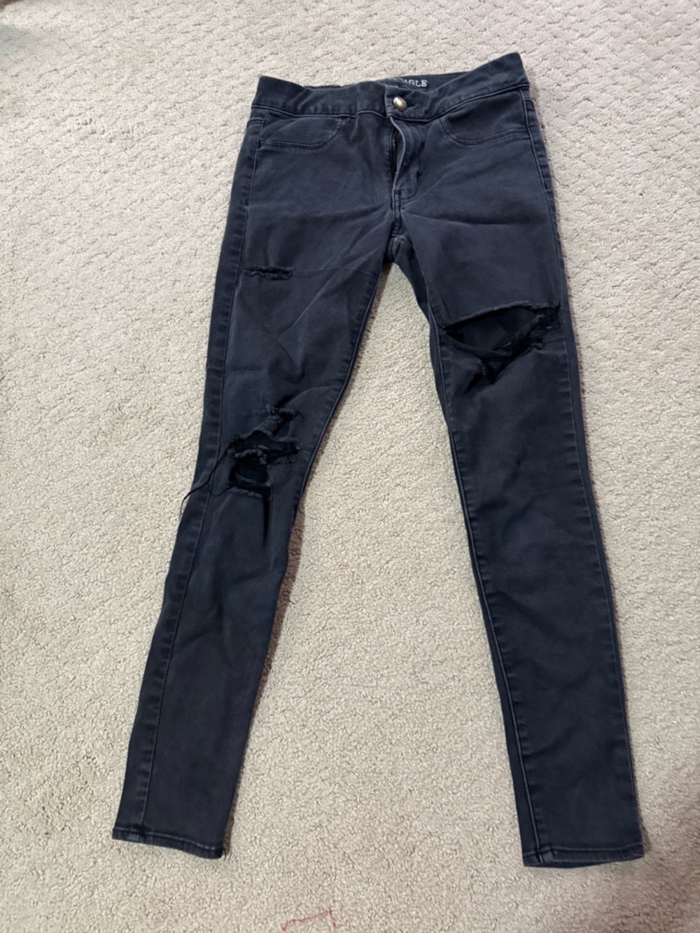 American Eagle Outfitters Black Super Stretch Jeans